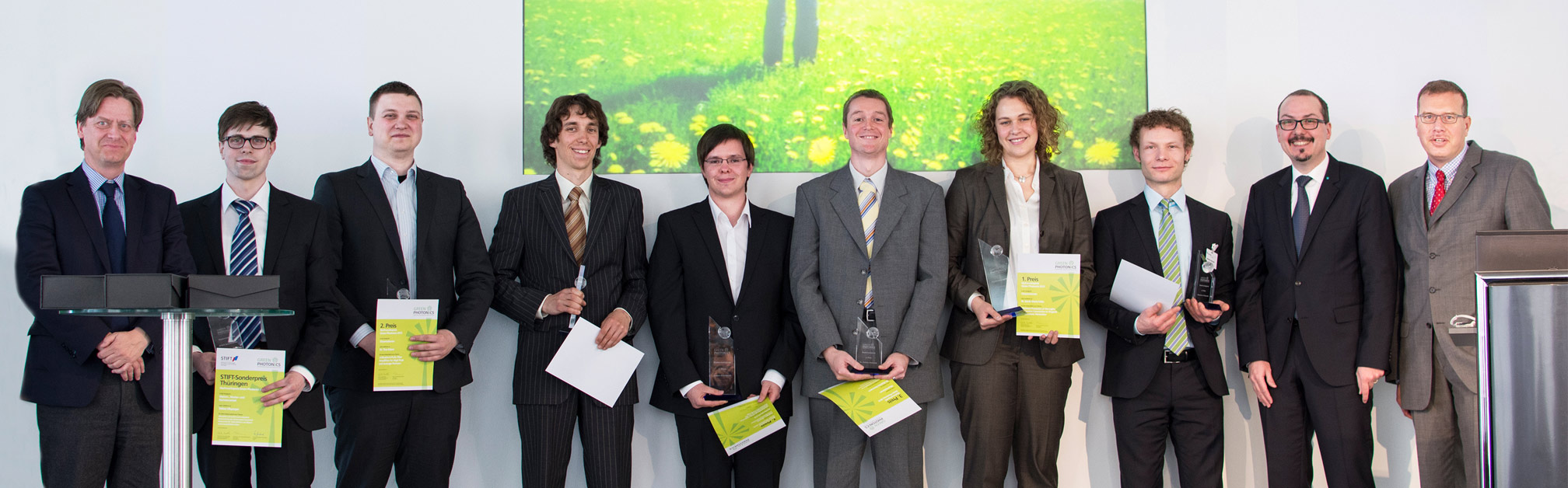 Nachwuchspreis Green Photonics Gewinner 2013
