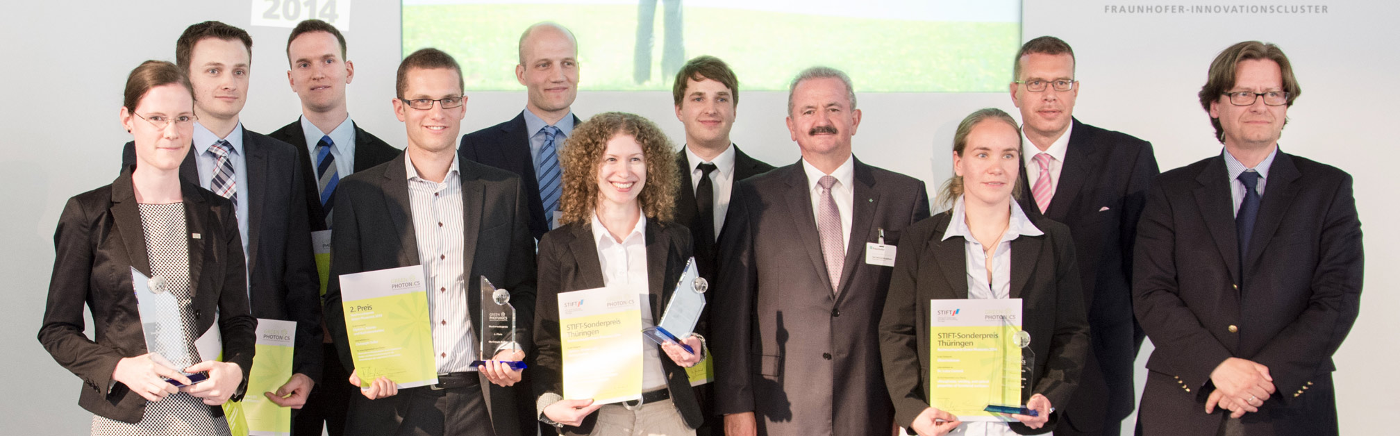 Award ceremony 2014 at the fair in Hanover.